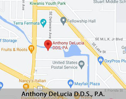 Map image for Cosmetic Dentist in Stuart, FL